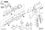 Bosch 0 607 351 101 370 WATT-SERIE Pneumatic Vertical Grinde Spare Parts